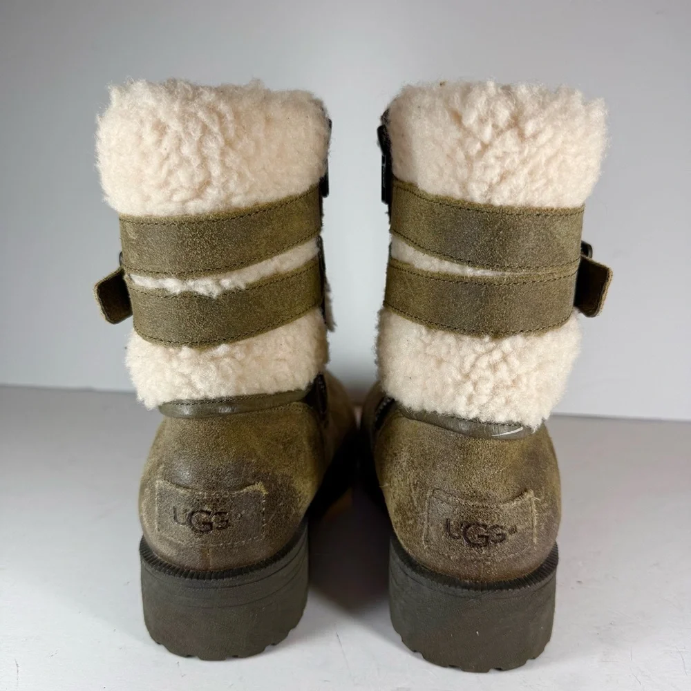 UGG Blayre Boot‎ III Tan Shearling Winter Boots Women’s Size 7